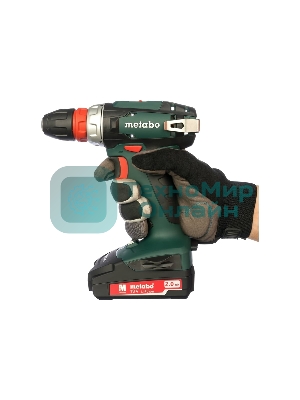 Дрель-шуруповерт Metabo BS 18 Quick 602217500, Аккумуляторный, 18В, 2 АКБ, Кейс