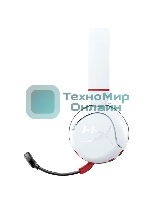 Гарнитура HyperX Cloud Mini белый, беспроводная + проводная, Bluetooth, до 25 ч, совместимость с PS5, Xbox
