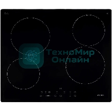 Электрическая варочная панель Hyundai HHE 6451 BG Hi-Light, независимая, черный