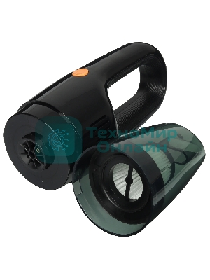 Пылесос автомобильный QUMO VaccoPM 6D черный/серый, 120 Вт, уборка сухая, пылесборник контейнер 0.35 л