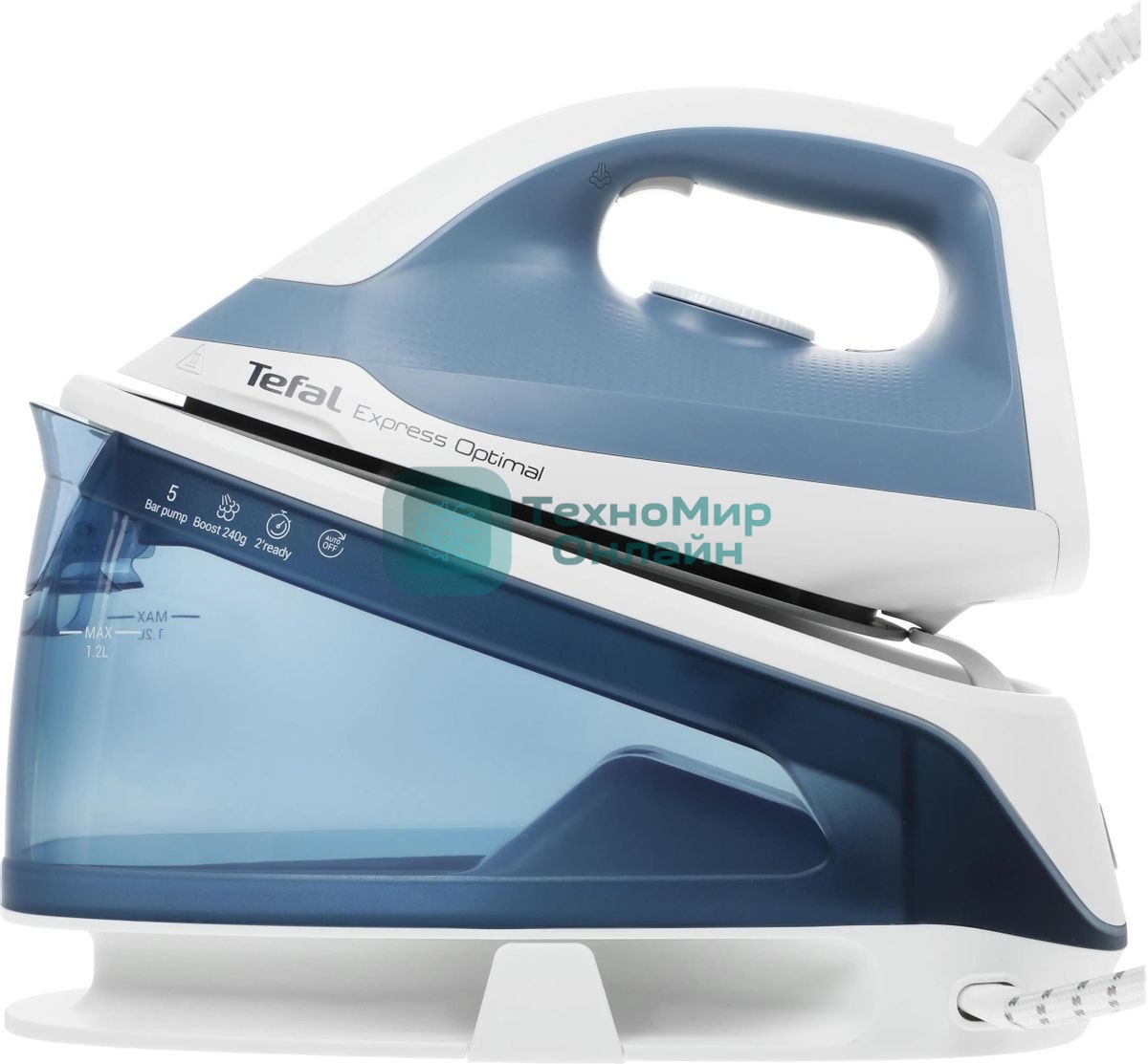 Парогенератор Tefal SV4110E0, синий/ белый