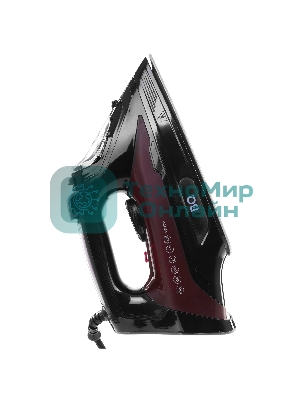 Утюг BQ SI1003 черный/винный/красный, 2600 Вт, 35 г/мин, 160 г/мин, 360 мл