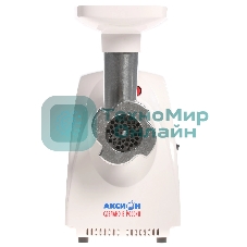 Мясорубка электрическая Аксион М32.01 белый, 1500 Вт, 1.7 кг/мин, защита от перегрузки, насадки - 4