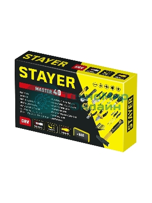 Универсальный набор инструмента STAYER Master-40 для дома 40 предм.