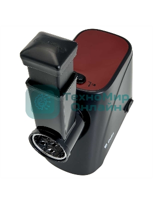 Мясорубка электрическая DELTA DL-6106M черный, 2000 Вт, 1.8 кг/мин, реверс, защита от перегрузки, насадки - 5