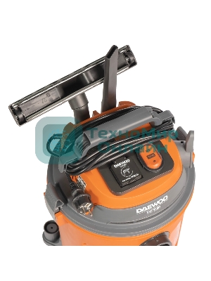 Строительный пылесос Daewoo DAVC 2516S 1600Вт (уборка: сухая/сбор воды/выдув) оранжевый