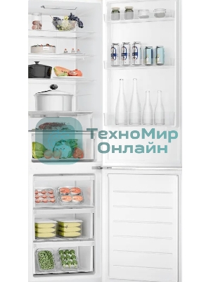 Холодильник Haier CEF538CSG серебристый двухкамерный 263/105л морозилка снизу, No Frost