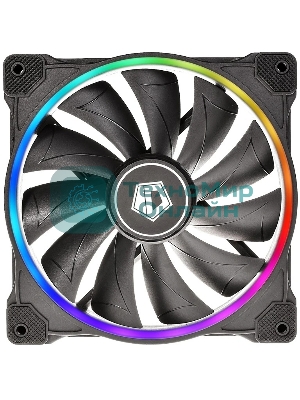 Вентилятор для корпуса ID-COOLING ZF-14025-ARGB 140x140x25мм (60шт./кор, Пульт управления, PWM, Low Noise, резиновые углы, Addresable RGB, 800-1600об/мин)  BOX