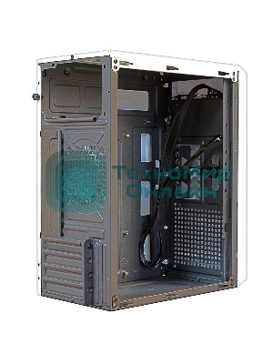 Компьютерный корпус MiniTower Ginzzu B185 White mATX,2xUSB 2.0, белый,w/o PSU, w/o fan (Ginzzu B185)