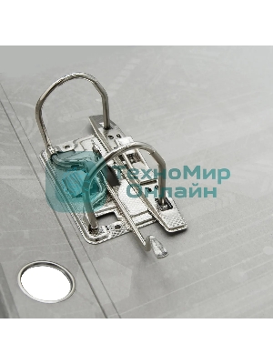 Папка-регистратор картонный с PVC покрытием Silwerhof 355020-02 50мм, без окантовки, карман на корешке, синий