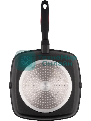 Сковорода-гриль Rondell Perfect RDA-1562, 28 см, без крышки, черный