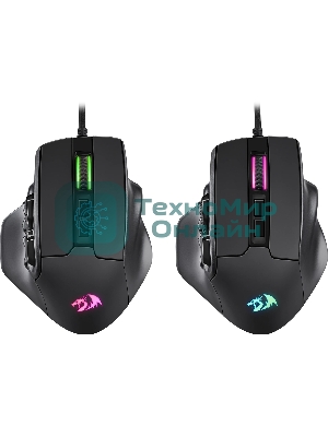 Мышь проводная REDRAGON Aatrox черный, 12400 dpi, USB, кнопки - 15