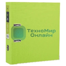 Папка-регистратор Deli EB20160 A4 75мм, полипропилен/бумага зеленый разборная, сменный карман на корешке