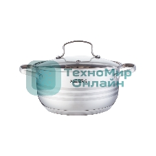 Кастрюля ALBERG AL-2133 Bonne Line с крышкой 6 л (Ø26 х 12.0 см)