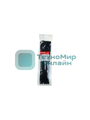 Хомут кабельный Rexant 4.8х350 нейл. черный (уп. 100 шт)