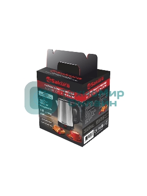 Чайник Sakura SA-2167BK 1.8 л, нерж+черн д