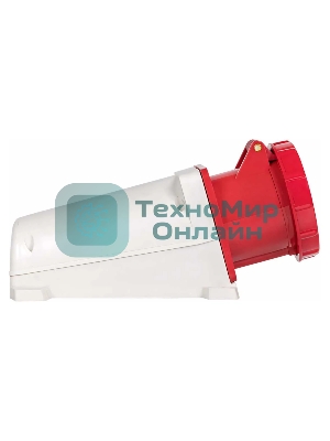 Розетка стационарная наружная EKF 134 ps-134-63-380 63А 380 В 3P+РЕ IP67