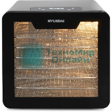 Сушка для фруктов и овощей Hyundai HYFD-8802 14под. 600Вт серебристый