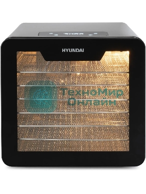 Сушка для фруктов и овощей Hyundai HYFD-8802 14под. 600Вт серебристый