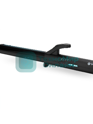 Щипцы Vitek Aquamarine VT-2313 60Вт черный/голубой макс.темп.:200С покрытие:керамическое