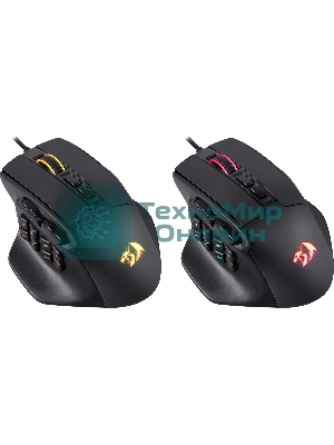 Мышь проводная REDRAGON Aatrox черный, 12400 dpi, USB, кнопки - 15