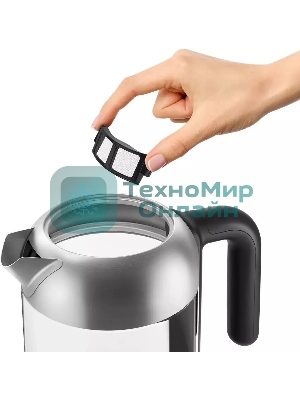 Чайник электрический Philips HD9339/80 1.7 л, 2200 Вт, прозрачный (корпус: стекло)