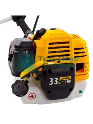 Триммер Denzel DT 33S бензиновый 33см3 1.8 лс. разъемная штанга состоит из 2 частей