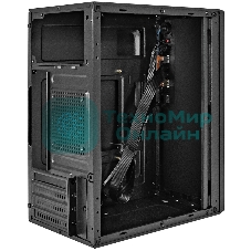 Компьютерный корпус Minitower ExeGate BAA-308U2-UNS450 (mATX, БП UNS450 с вент. 12см, 1хUSB/2хUSB 3.0, HD Audio, черный)