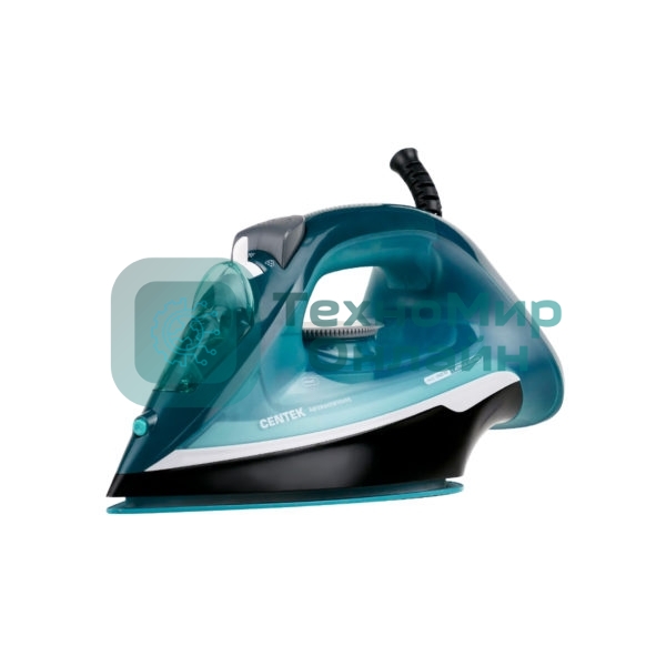 Утюг Centek CT-2324 OLYMPIC бирюзовый, 2800 Вт, 190 г/мин, 350 мл