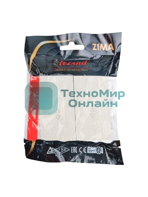 Выключатель проходной 2-кл. LEZARD СП ZIMA IP20 10А безвинт. зажим, слон. кость 704-9088-106QC