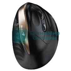 Мышь беспроводная Genius Ergo 8250S черный, 1600 dpi, радиоканал, USB, кнопки - 6