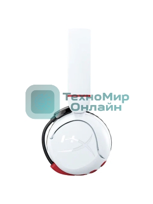 Гарнитура HyperX Cloud Mini белый, беспроводная + проводная, Bluetooth, до 25 ч, совместимость с PS5, Xbox