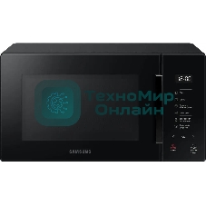 Микроволновая печь Samsung MG23T5018AK/BW черный, 23 л, 800 Вт, переключатели - сенсор