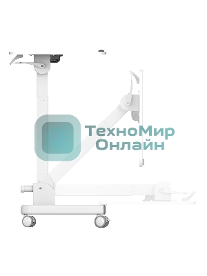 Стол для ноутбука Cactus VM-FDS109 столешница МДФ белый 73x50x108см (CS-FDS109WWT)