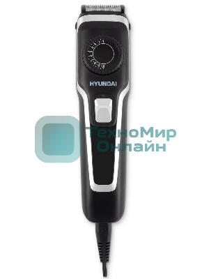 Машинка для стрижки Hyundai H-HC7127 черный 5Вт (насадок в компл:1шт)