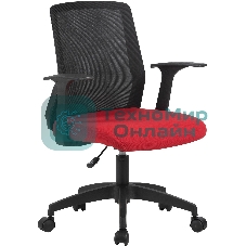 Кресло Cactus CS-MC222-BKRD черный, сетка