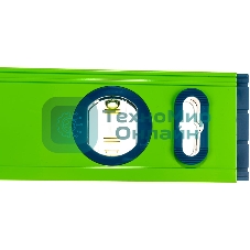 Уровень Сибртех алюминиевый УСМ-0,5-800, фрезерованный, 3 глазка, магнитный, рукоятки, 800 мм