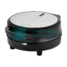 Вафельница Galaxy Line GL 2987, черный с серебристым, с несъемными пластинами, 1200 Вт