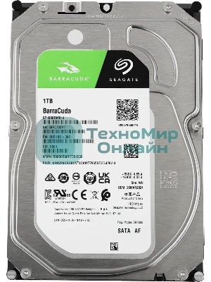 Жесткий диск Seagate BarraCuda 1TB (ST1000DM014) Serial ATA III, 7200 rpm, 256mb buffer