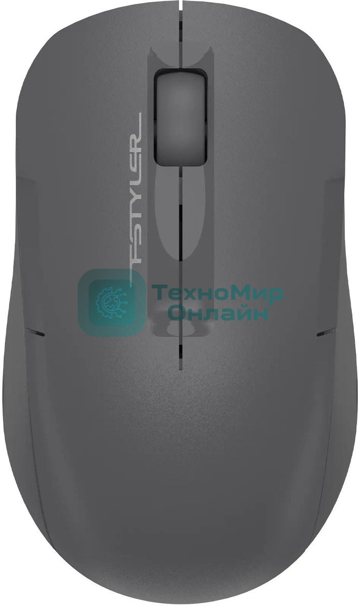 Мышь беспроводная A4Tech Fstyler FG15CS Air2 серый, 1200 dpi, радиоканал, USB, кнопки - 3