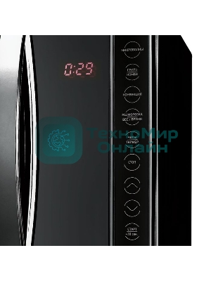 Микроволновая печь BBK 23MWC-881T/B-M черный, 23 л, 800 Вт, переключатели - сенсор