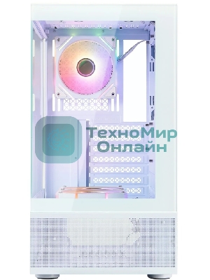 Компьютерный корпус 1STPLAYER MIKU Mi7-A ARGb белый/ATX/3x120мм ARGb fans/Mi7-A-WH-2FC7R-W-1FC7-W