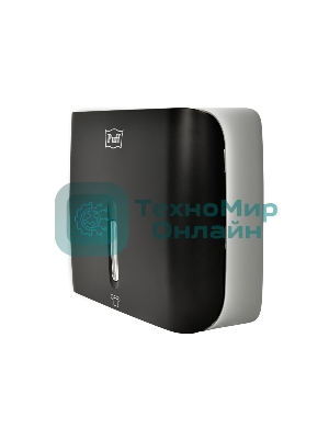 Диспенсер бумажных полотенец Puff-5145Bl черный, с замком, ABS-пластик