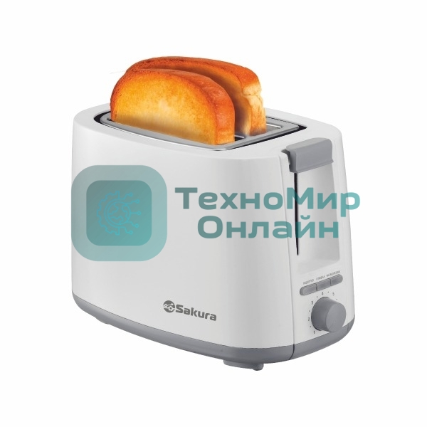 Тостер Sakura SA-7612W Elegant белый