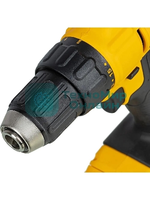 Дрель-шуруповерт DeWalt DCD771D2-QW, 18 В, 2 Ач, 42 Нм, щеточный