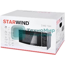 Микроволновая печь Starwind SMW2820 серебристый/черный, 20 л, 700 Вт, переключатели - сенсор