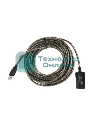 Кабель USB2.0-repeater, удлинительный активный Am-->Af 10м, Telecom