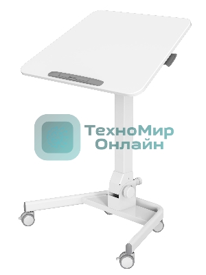 Стол для ноутбука Cactus VM-FDS109 столешница МДФ белый 73x50x108см (CS-FDS109WWT)