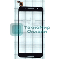 Сенсорное стекло (тачскрин) для Alcatel A7 5090Y, черное