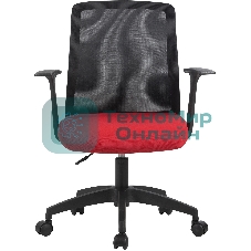 Кресло Cactus CS-MC222-BKRD черный, сетка